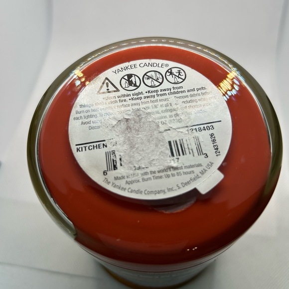 Yankee Candle Kitchen Spice Signature 2 wick scented with lid new NEVER USED - Picture 5 of 5